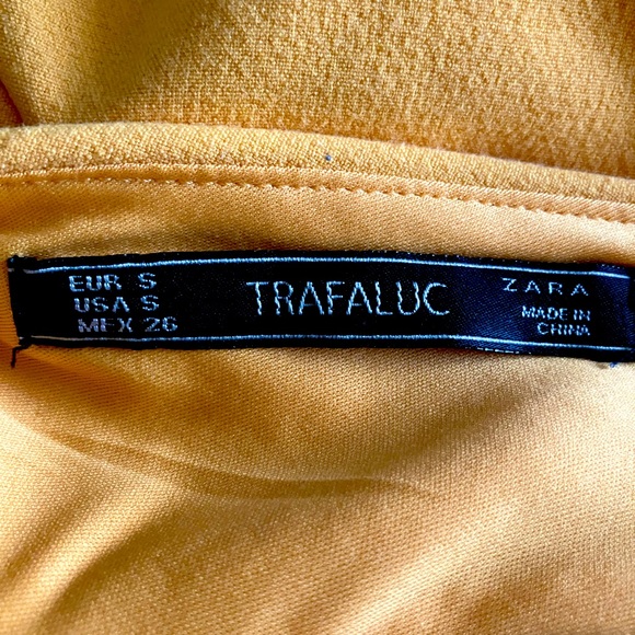 Women’s Trafaluc (Zara) vibrant yellow dress, size small - Picture 3 of 3
